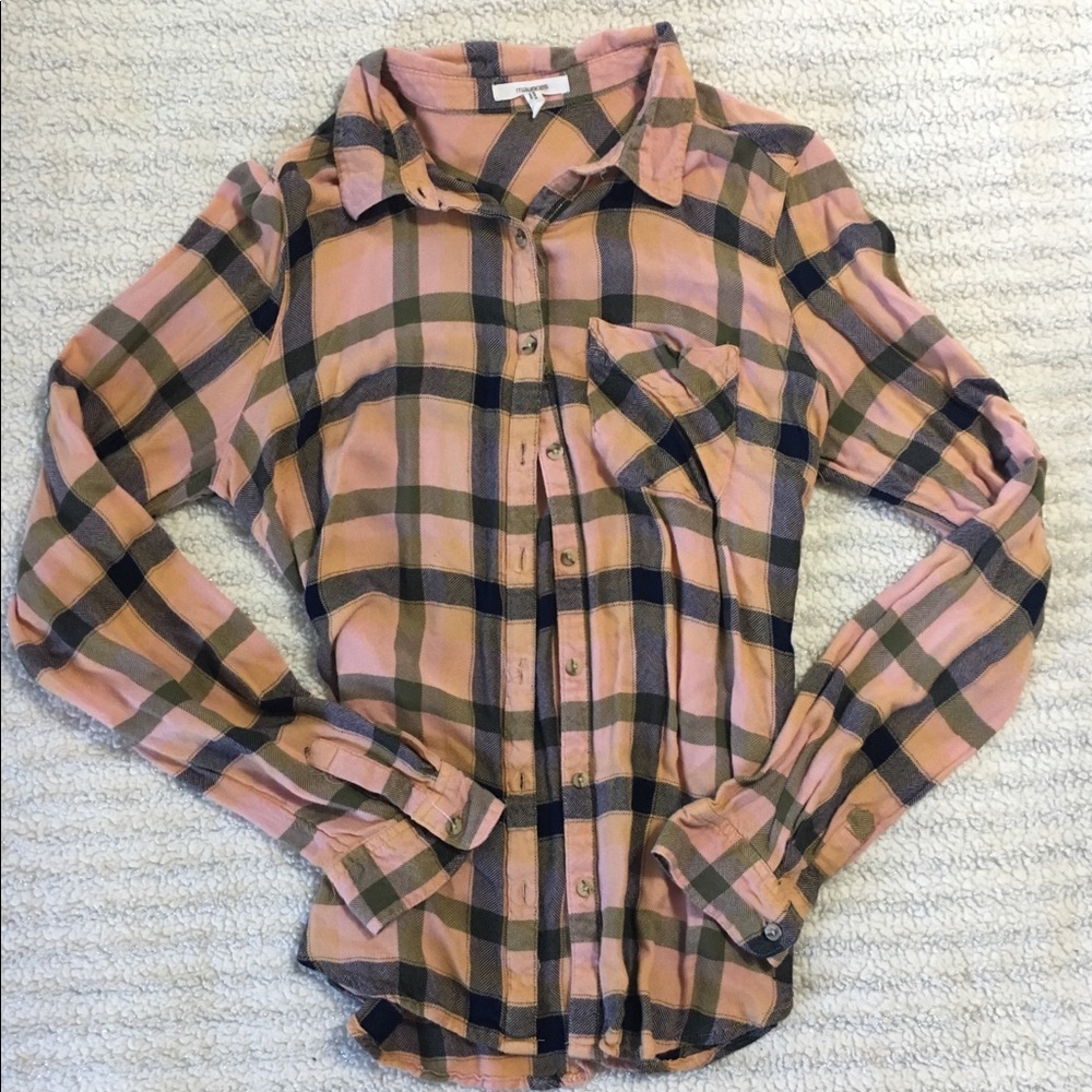 Plaid button up